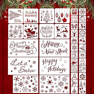 38 Christmas Snowflake Stencils for Art and Decor