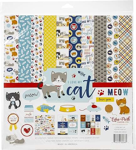 I Love My Cat Paper Collection 12x12 Kit