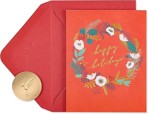 Set of 20 Christmas Cards with Envelopes and Seals