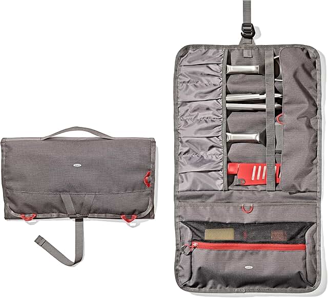 Outdoor Camp Kitchen Tool Roll for Travel and Camping