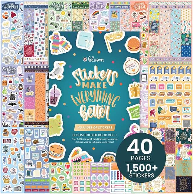 Mega Planner Sticker Pack with 1500+ Stickers