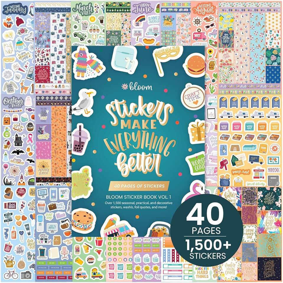 Mega Planner Sticker Pack with 1500+ Stickers