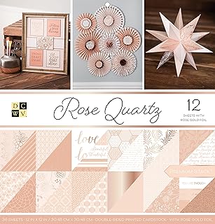 Rose Quartz Double-Sided Cardstock, 12x12, 36 Sheets