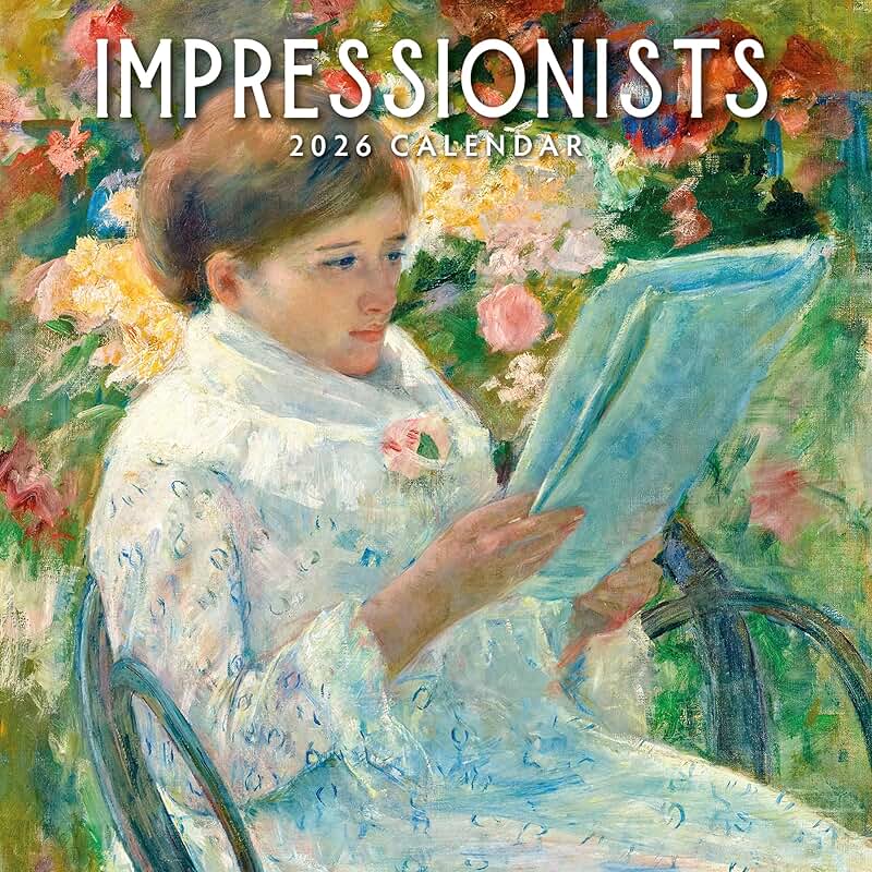 Impressionists Monthly Wall Calendar for 2026