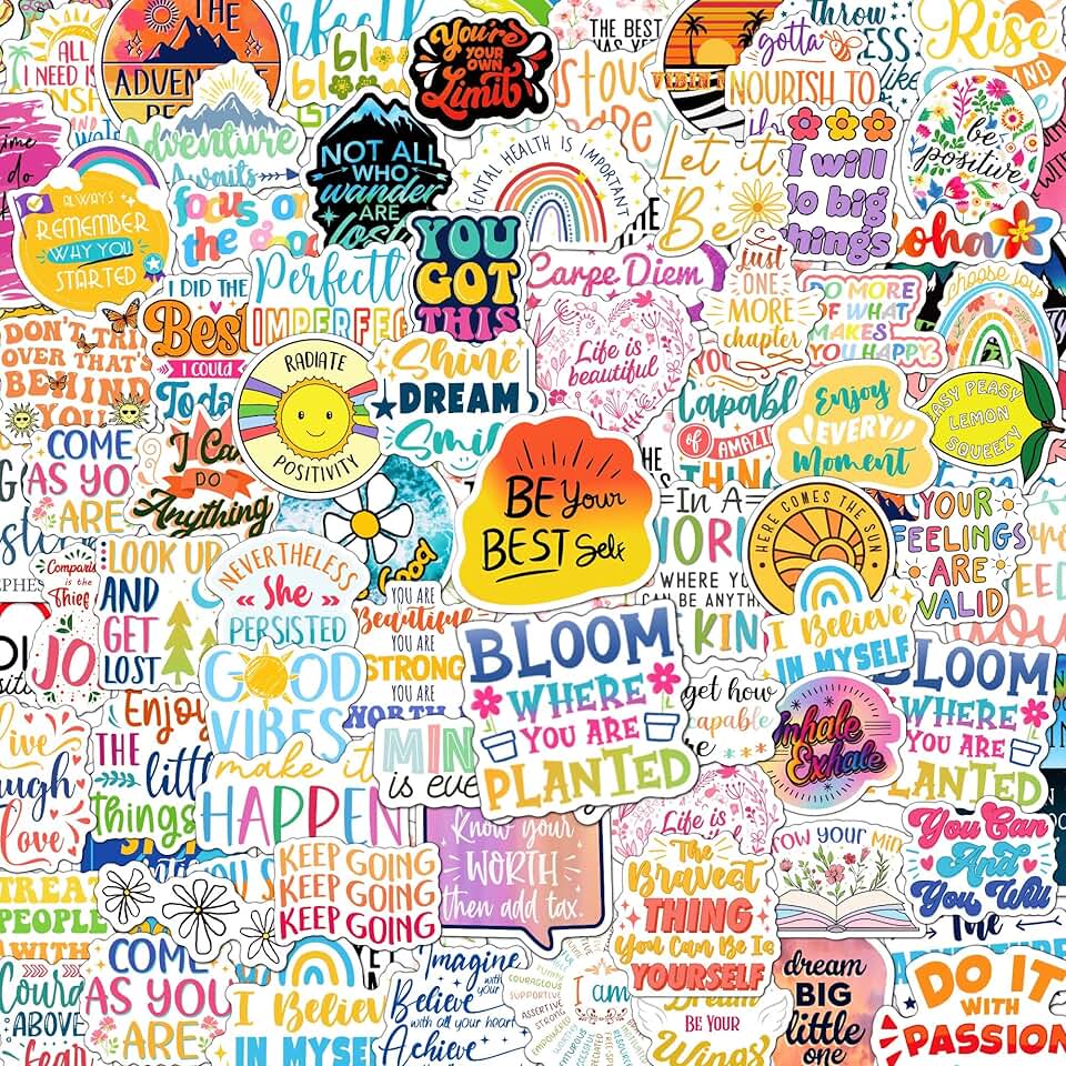 300 Holographic Affirmation Stickers for Kids and Teachers