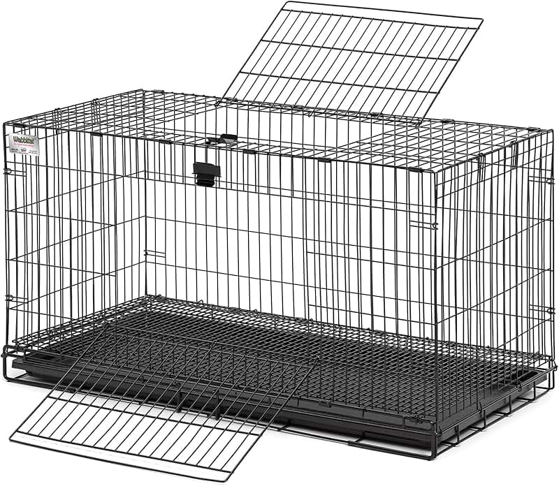 Medium Rabbit Cage with Removable Tray and Doors