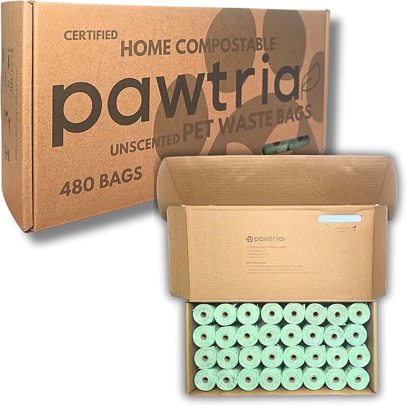 Certified Eco-Friendly Dog Poop Bags, 480 Pack