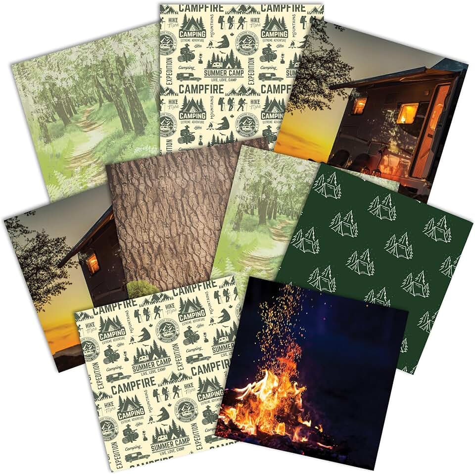 12x12 Decorative Double-Sided Paper Pack for Crafts