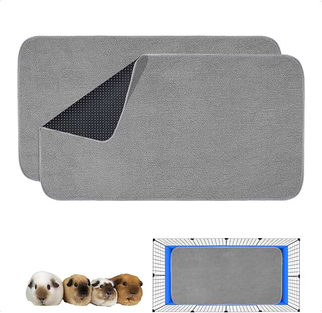 Washable Guinea Pig Cage Liners, 2 Pack
