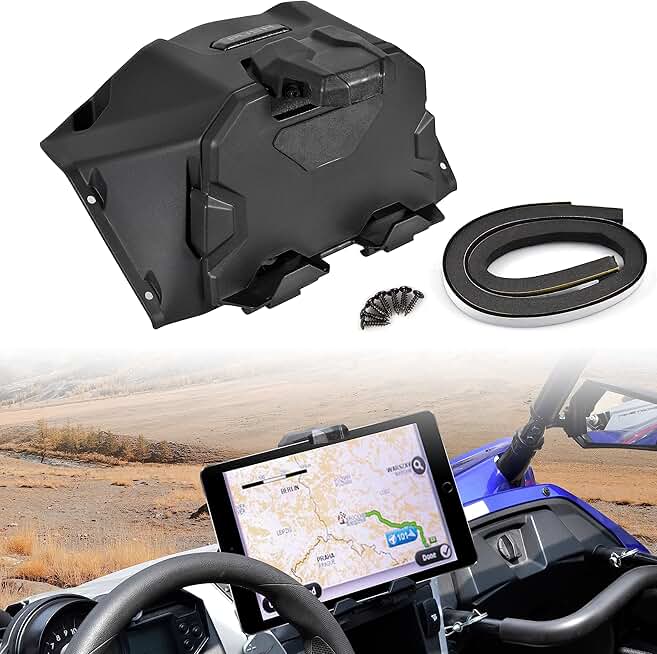 Electronic Device Mount and Storage Tray for Yamaha YXZ 1000