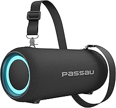 Portable Bluetooth Speaker with Deep Bass and RGB Lights