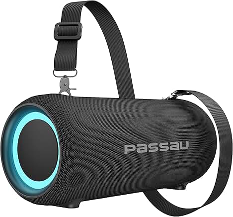 Portable Bluetooth Speaker with Deep Bass and RGB Lights
