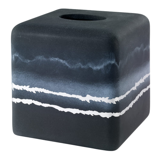 Now House by Jonathan Adler Vapor  Tissue Cover, Black
