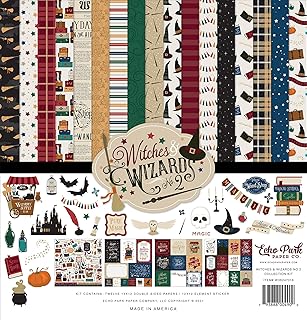 Witches & Wizards Collection Kit Paper, 12x12 Inches