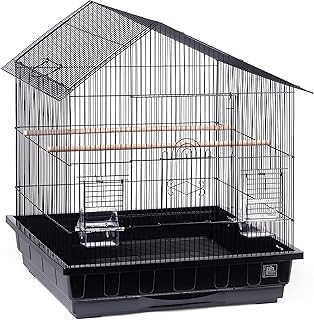 Metal Birdcage for Small and Medium Birds with Perches