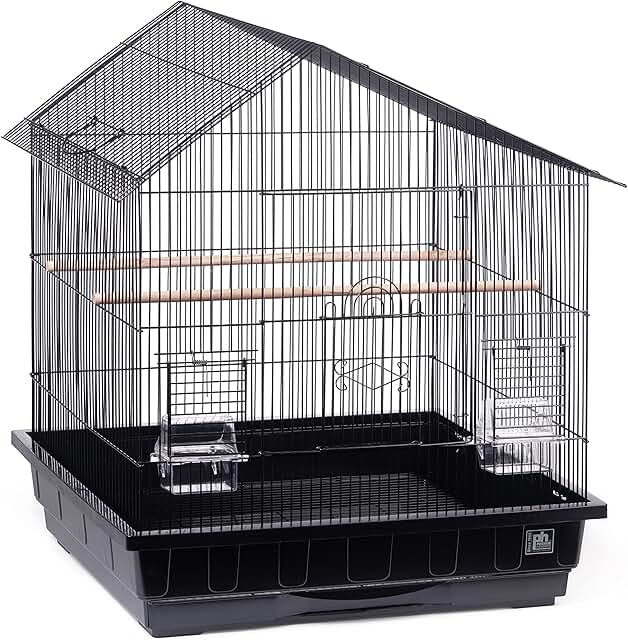 Metal Birdcage for Small and Medium Birds with Perches