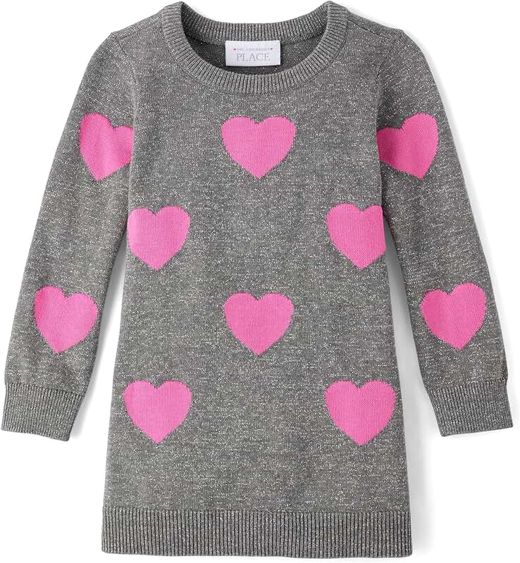 Girls' Long Sleeve Sweater Dress