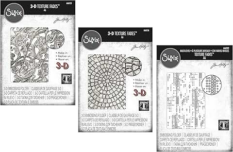 Everyday Texture Fades Embossing Folder Set
