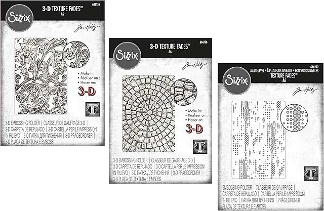 Everyday Texture Fades Embossing Folder Set