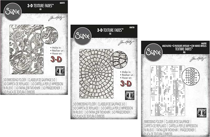 Everyday Texture Fades Embossing Folder Set