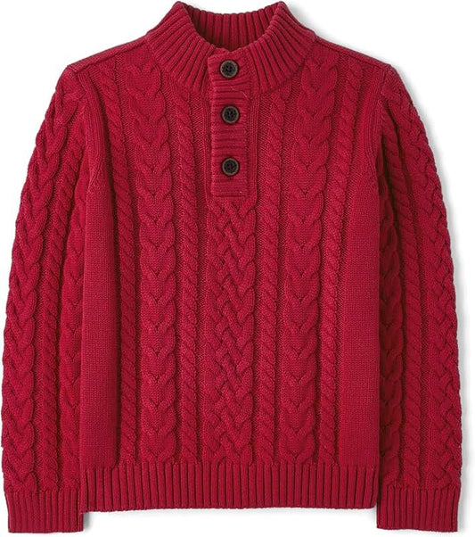 Baby Girls' and Toddler Cable Knit Sweater
