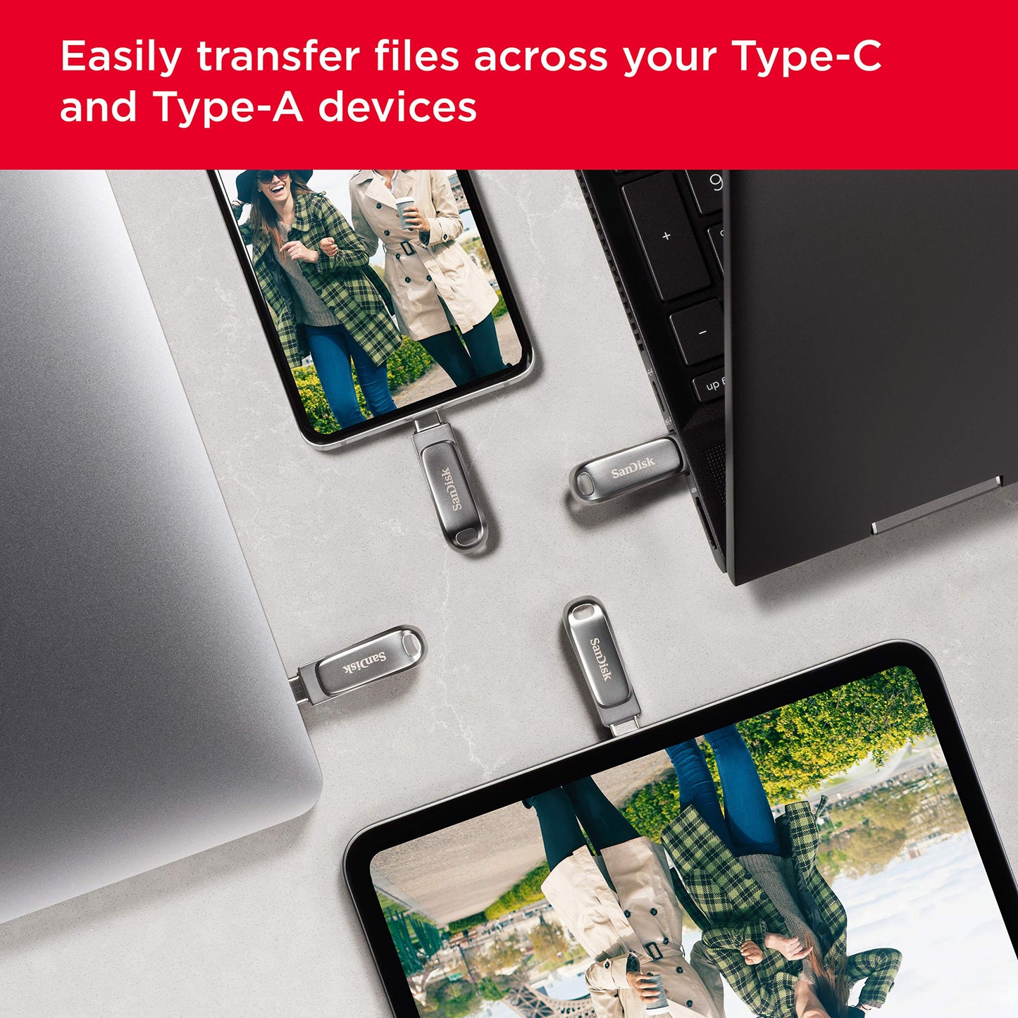 1TB Ultra Dual Drive Luxe USB Type-C - SDDDC4-1T00-G46