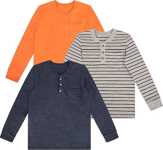 Boys' Long Sleeve Shirts Pack