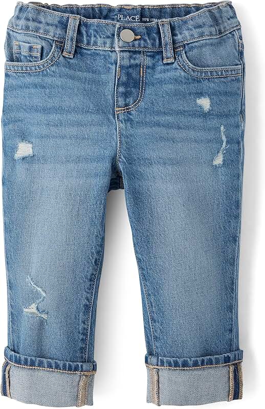 Baby Girls' and Toddler Straight Leg Denim