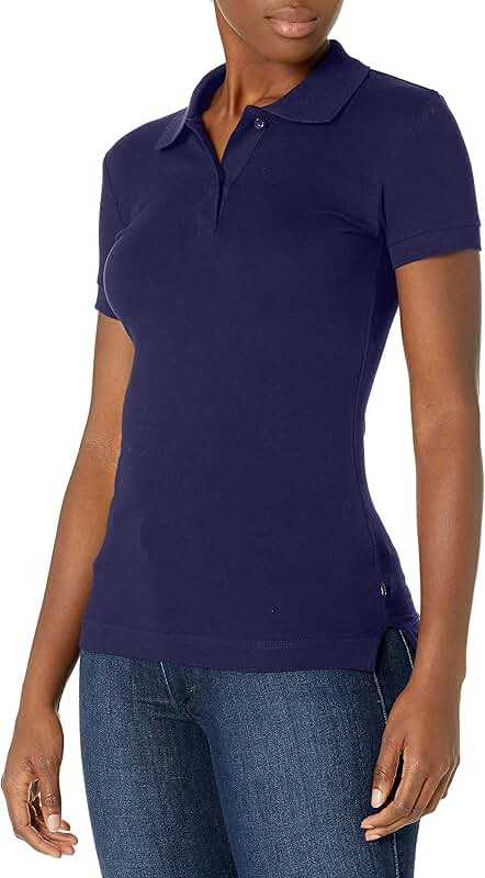 Junior's Stretch Pique Polo Shirt