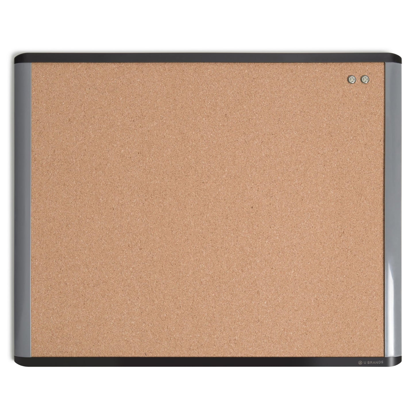 16x20 Black and Gray Cork Bulletin Board