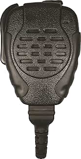 Water Resistant Remote Microphone with Noise Reduction and Large PTT