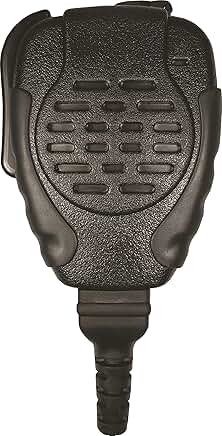 Water Resistant Remote Microphone with Noise Reduction and Large PTT