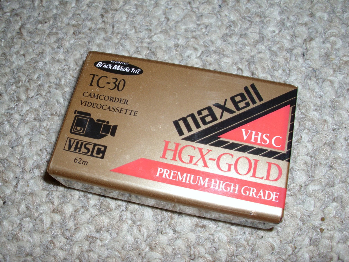 VHS-C Video Tape Cassette, 30 Minutes