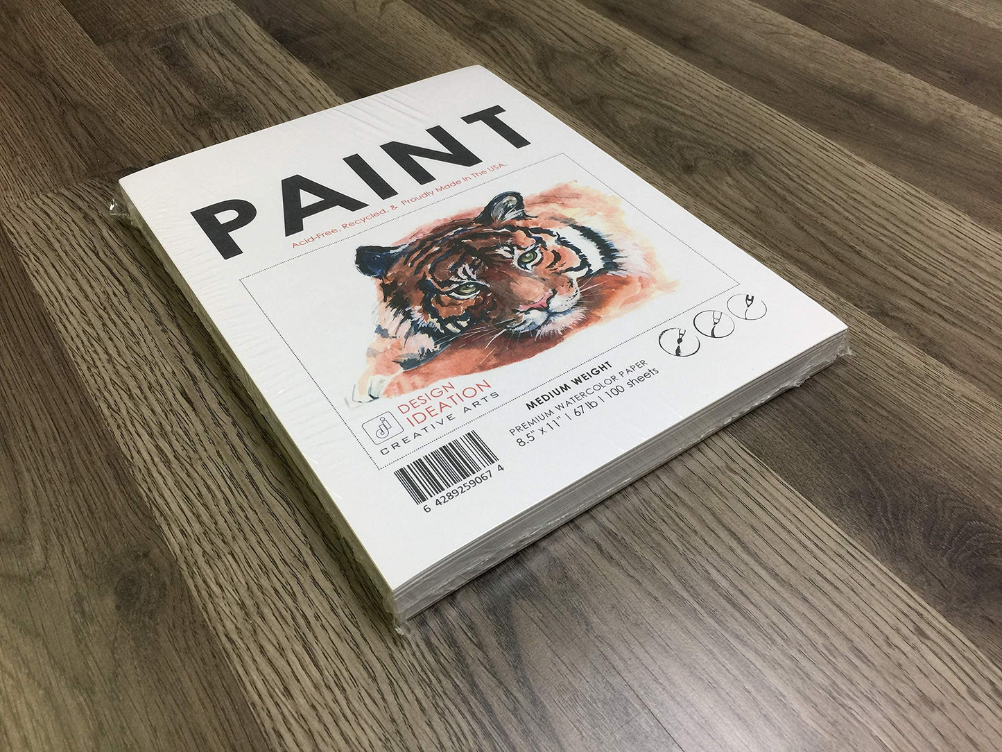 Medium Watercolor Paper 8.5" x 11" 100 Sheets