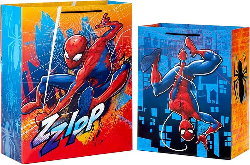 Spider-Man Gift Bags for Birthdays and Holidays