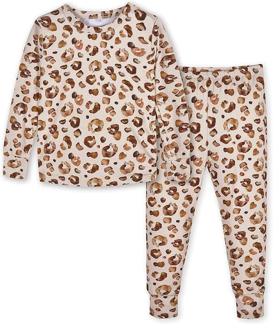 Soft Baby Toddler Pajama Set in Eucalyptus Viscose