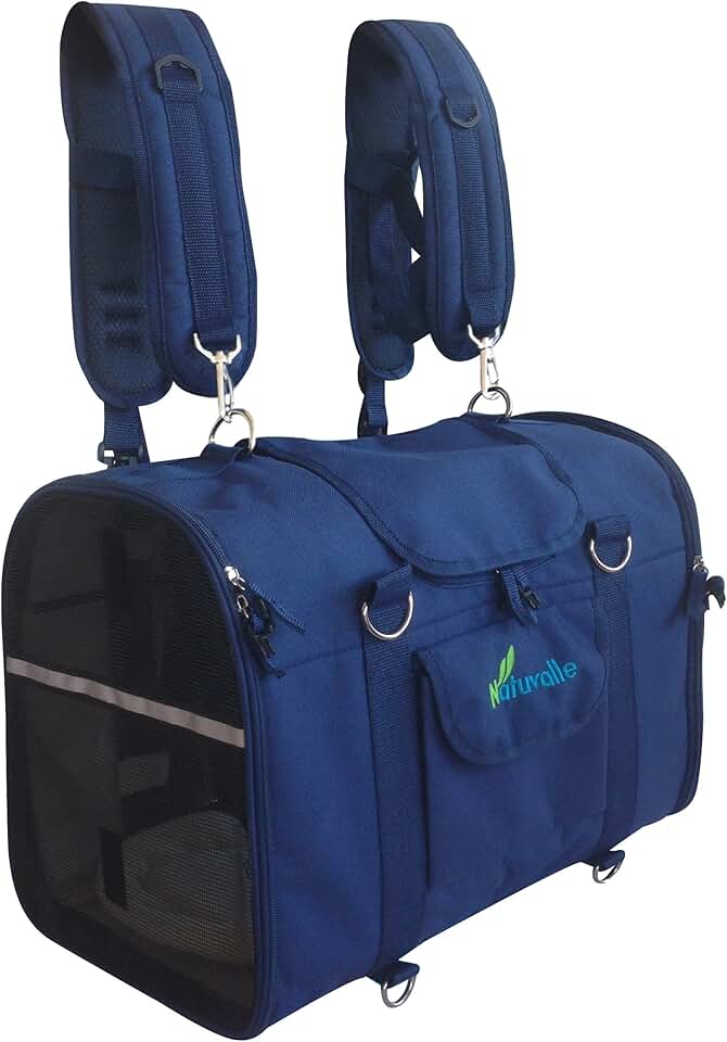 6-in-1 Pet Carrier Backpack and Bag for Small Pets