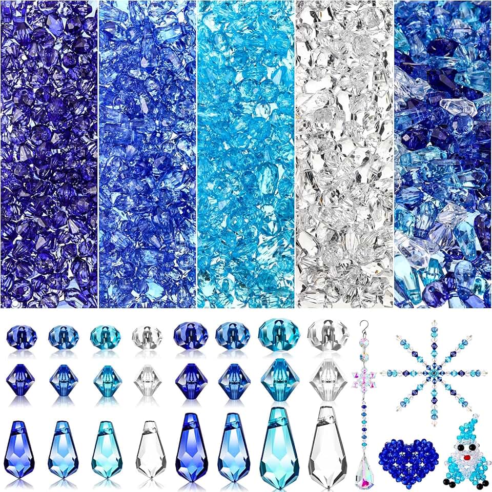 Christmas Beads Bulk for Jewelry and Crafts