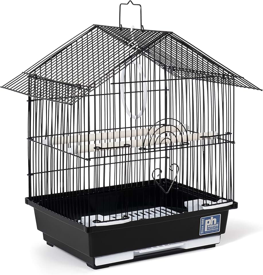 Parakeet Bird Cage with Handle for Home or Travel