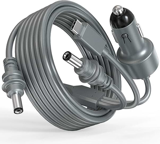 3-in-1 33FT USB C Car Charger Replacement Cable