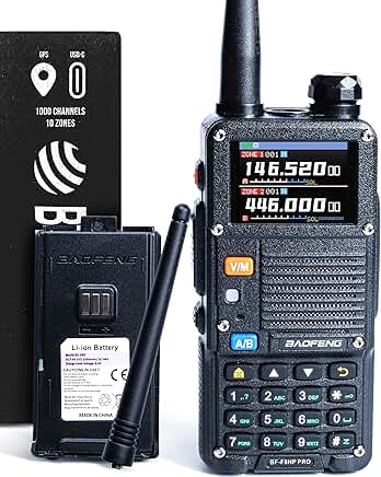 Tri-Band Two-Way Radio with GPS, Weather, and Scanner