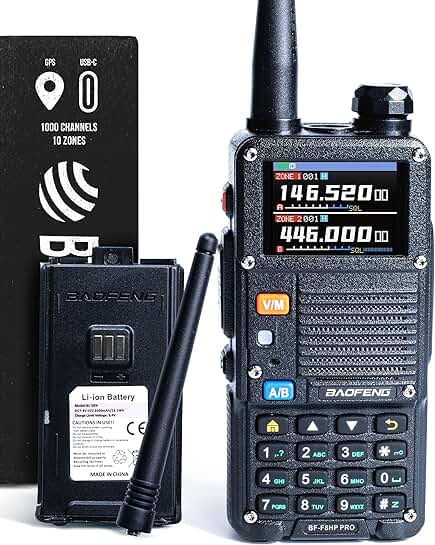 Tri-Band Two-Way Radio with GPS, Weather, and Scanner