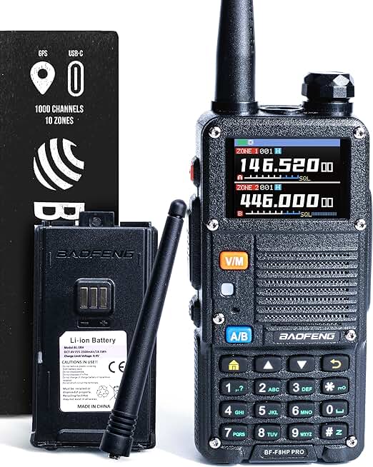 Tri-Band Two-Way Radio with GPS, Weather, and Scanner