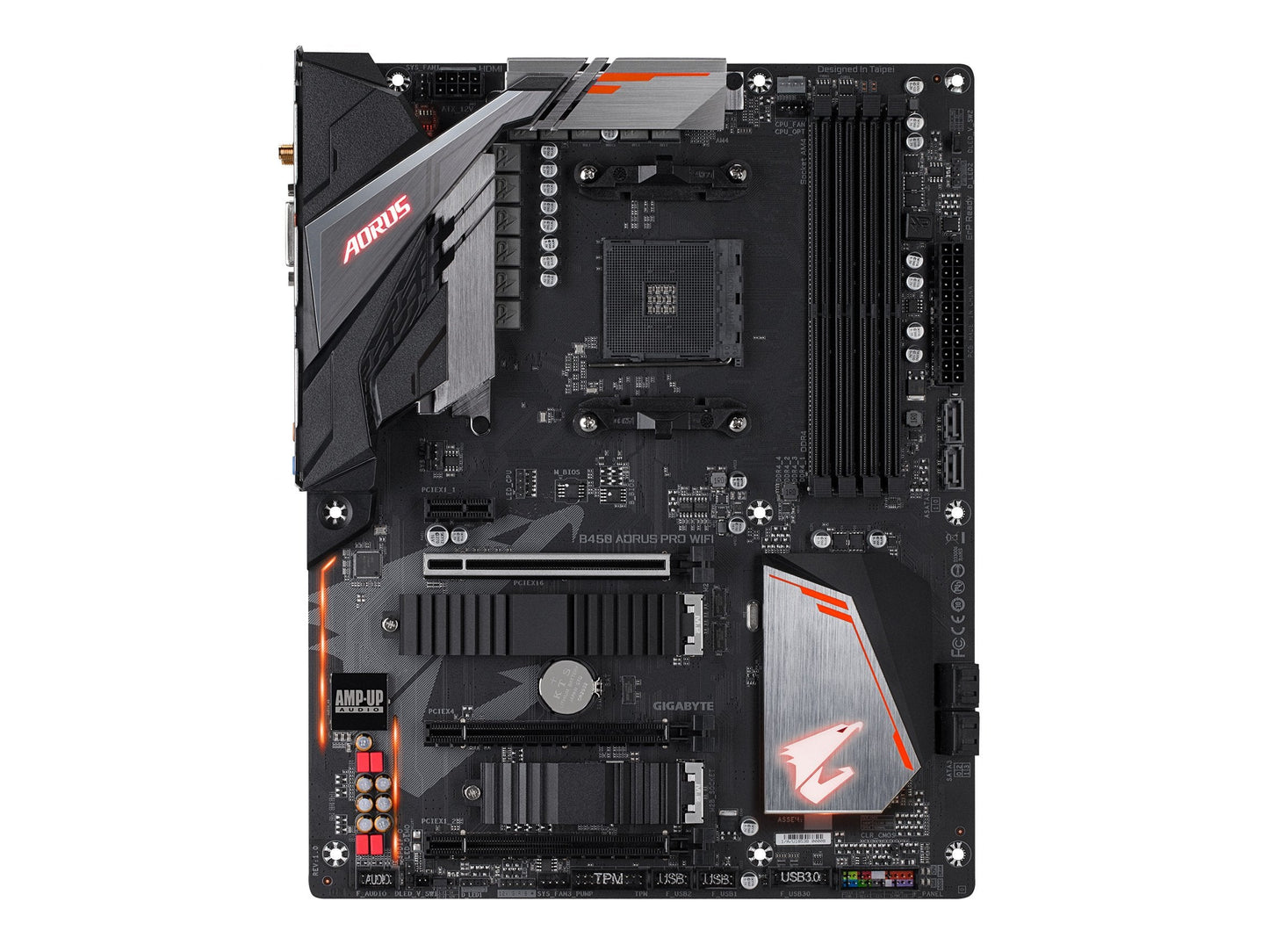 B450 AORUS PRO Wi-Fi (AMD Ryzen AM4/ATX/M.2 Thermal Guard with Onboard Wi-Fi/HDMI/DVI/USB 3.1 Gen 2/DDR4/Motherboard)