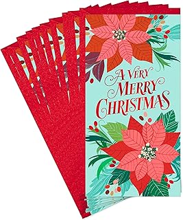 Set of 10 Christmas Money and Gift Card Holders