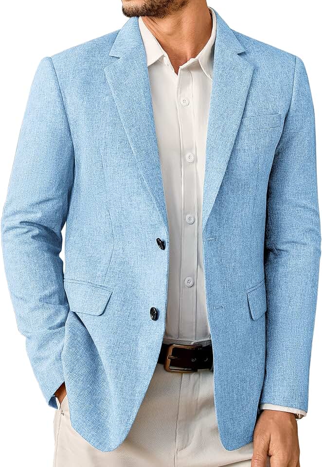 Men's Casual Two-Button Sport Coat