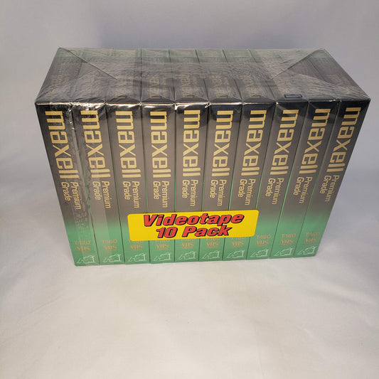Standard Grade T-160 VHS Tape 10-Pack