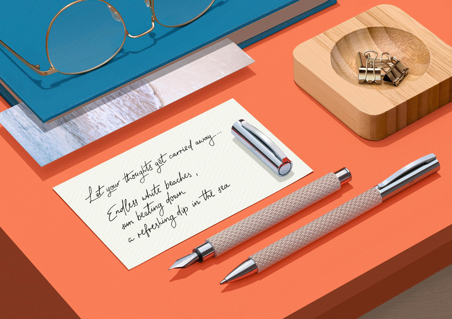 OpArt White Sand Ballpoint Pen