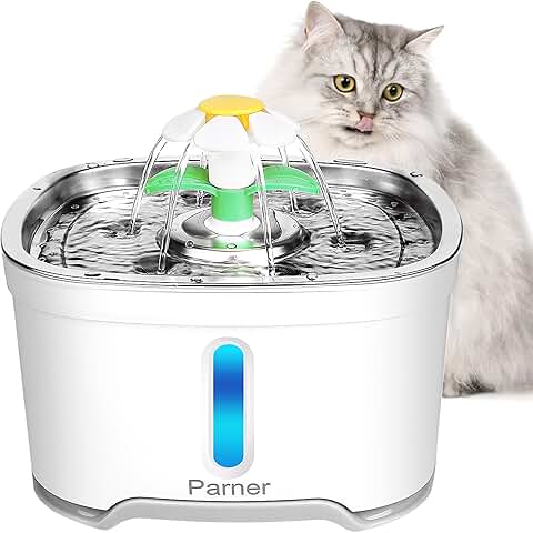 Automatic Stainless Steel Pet Water Fountain with Filters