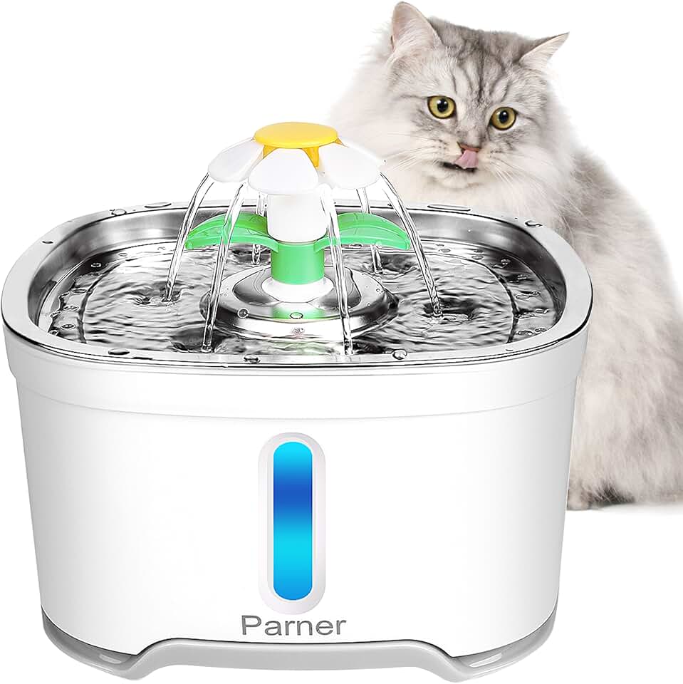 Automatic Stainless Steel Pet Water Fountain with Filters